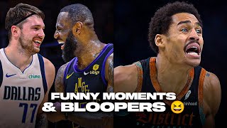 NBA HILARIOUS MOMENTS amp Bloopers of 2024 Season 😂 [upl. by Holcman832]