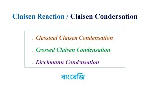 244 Claisen Condensation  Claisen Reaction Dieckmann Reaction  13diketone preparation [upl. by Dajma]