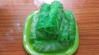 Gobi Rolls  Cabbage Rolls  Cheese Chicken Rolls  Vegetable Rolls  Polish Recipe [upl. by Rhee]