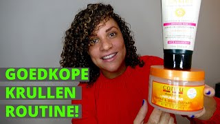 GOEDKOPE HAARPRODUCTEN KRULLEN Budget krullen routine voor mooie krullen CG METHODE [upl. by Jasmin124]