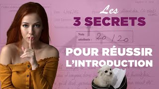 Introduction de dissertation  les 3 secrets pour la réussir [upl. by Nesila29]