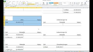 Abschreibungen buchen GANZE Aufgabe von EBK bis SBK Inventurmethode Prüfungstrainer24 IKSTK2088 [upl. by Atiuqam532]