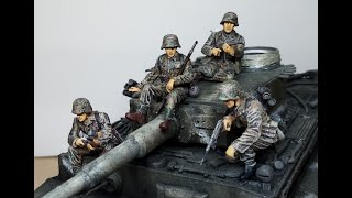 German tank riders paint set 2 [upl. by Groos592]