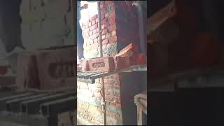 Brick workytshorts construction house brickwork homebuilding shortvideo [upl. by Eldwun]