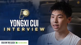 Indiana Pacers PreDraft Workouts Yongxi Cui 1on1 Interview June 12 2024 [upl. by Hilar]