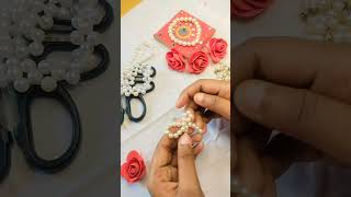 Diy bow keychain 🗝️diy shorts handmade 😁🫀 [upl. by Leziar729]