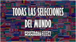 CONSEJO  JUGAR CON TODAS LAS SELECCIONES DEL MUNDO  FOOTBALL MANAGER 24 [upl. by Lednyk]