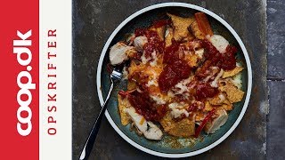 Nachos med kylling og smeltet cheddarost  Claus Holm [upl. by Schulz]