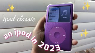 🎧 an ipod classic in 2023  unboxing  nostalgia apple ipod [upl. by Redliw68]