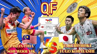 QF🇲🇾AARON CHIASOH WOOI YIK 🆚️ 🇯🇵TAKURO HOKIYUGO KOBAYASHI‼️thomascup2024 [upl. by Locin]