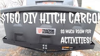 DIY HITCH CARGO CARRIER 160 😳🤔💸👍🏻 [upl. by Baxie]