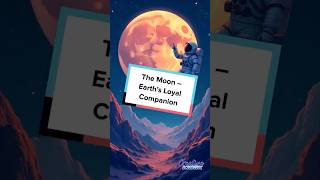 The Moon–Earth’s Loyal Companion anime fyp solarsystem facts space science share knowledge [upl. by Jocko]