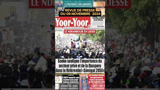 Wolof Revue de presse 🇸🇳du 09 novembre 2024part2 revuedepresse actualitesenegal mtdnews08 [upl. by Gillespie]