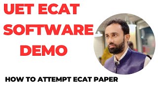 UET ECAT Software Demo  How to Ace Your Engineering Entrance Test ll How to Solve ECAT Exam ll ECAT [upl. by Ahtivak]