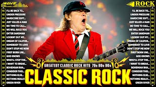 Classic Rock 70s 80s 90s Songs ⚡The Beatles Pink Floyd The Rolling Stones ACDC The Who [upl. by Matty]