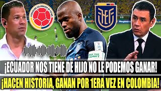 ¡HACEN HISTORIA ASI REACCIONAN NARRADORES y PRENSA COLOMBIANA A DERROTA VS ECUADOR  ELIMINATORIAS [upl. by Frasco]