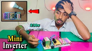 How to make Mini Inverter  12v to 230v inverter  Electronics projects  electronic diy project [upl. by Octave]