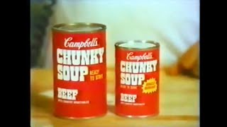 Campbells Chunky Soup SingleServing Commercial 1979 [upl. by Ihsoyim]