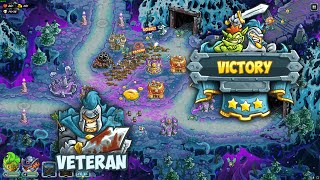 Desecrated Temple  Veteran  3 Stars  Kingdom Rush 5 Alliance Campaign [upl. by Heck]