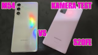 Samsung M54 2023 VS S20 FE 2020 kamera Test [upl. by Fortunio]