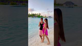 Maldives Me Kiya Shoot 😍 ytshorts mukulgain mukulsona maldives viralvideo [upl. by Esilehs]