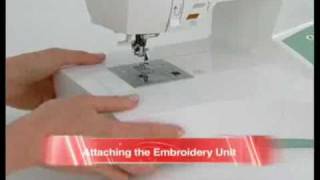 SINGER® FUTURA™ Converting to Embroidery Mode Tutorial [upl. by Hanah]