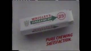 Wrigleys Spearmint Gum Commercial 1994 [upl. by Nannerb]