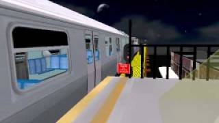 Exclusive R153 Y Train Leaving 197stOpenBve [upl. by Heindrick]