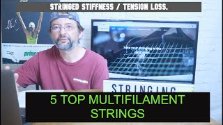 TOP 5 MULTIFILAMENT STRINGS [upl. by Oicnerolf318]