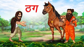 ठग  Thug  Hindi Story  Hindi Kahaniya Moral Stories  cartoon story [upl. by Atikahs]