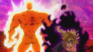 ESCANOR VS MELIODAS quotENGLISH DUBquot🔥 SEVEN DEADLY SINS [upl. by Efioa]