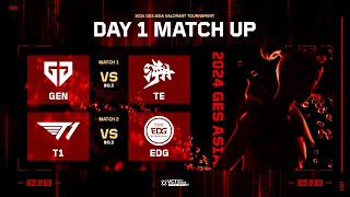 GES ASIA VALORANT TOURNAMENT DAY 1 [upl. by Tarfe850]