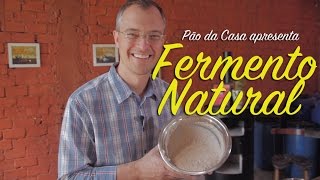 Como fazer Fermento Natural [upl. by Anisah]