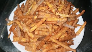 Cassava Chips Recipe மரவள்ளி கிழங்கு Chips By Mifras kitchen Subscribe My Channel for more videos [upl. by Stockton]