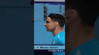 GOL DE MATIAS SUAREZ A GODOY CRUZEN EL PES 6 PC SUPERSONIC PATCH 20172018 [upl. by Boswall]