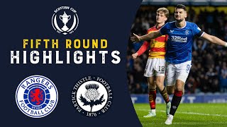 Rangers 32 Partick Thistle  Drama at Ibrox as Rangers Progress  Scottish Cup Fifth Round 202223 [upl. by Femi]