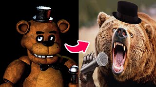 Five Nights At Freddys IN REAL LIFE and FNAF Quiz [upl. by Mccully]