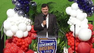 2024 Legend of the Game Tino Martinez at the 2024 Governors Baseball Dinner [upl. by Derian605]