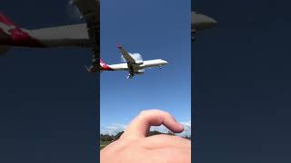 QantasLink Embraer 190 landing into Albury Airport [upl. by Mathre]