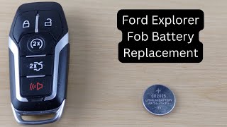 How To Replace or Change Ford Explorer Remote Key Fob Battery 2016  2017 [upl. by Naivaj24]