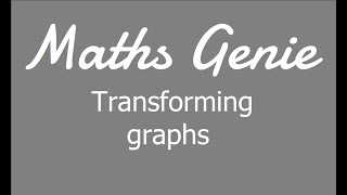 Transforming Graphs [upl. by Flemming]