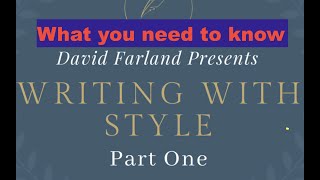 How Authors write with Style [upl. by Nance]