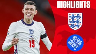 England 40 Iceland  Foden Scores Two amp Rices First Goal  UEFA Nations League  Highlights [upl. by Annairol859]