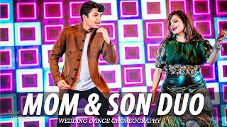 MotherSon Duo  Wedding Dance  Sangeet ChoreographyBollywood Fusion  The Wedding Dancity  2021 [upl. by Noivaz]