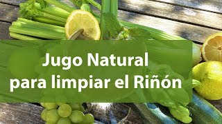 Jugo Natural para limpiar el Riñón y Bajar la Creatinina [upl. by Haiel]