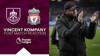 Kompany Assesses Liverpool Defeat  REACTION  Burnley 02 Liverpool [upl. by Selemas]