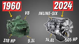 WE Compared a 1960 Truck Engine to a 2024 Model and Was SHOCKED [upl. by Kieffer]