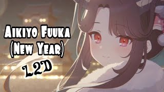 Fuuka New Year L2D  Blue Archive EN [upl. by Eigroeg]