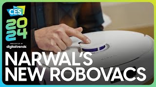 First Look at Narwal’s Robovac Innovations at CES 2024 [upl. by Egnalos]