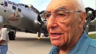 After 67 years 90yearold WWII pilot Merv Karl takes flight in B17 bomber plane [upl. by Bern949]